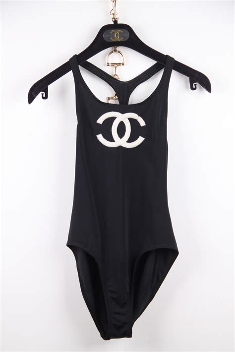 black chanel one piece swimsuit|Swimsuit .